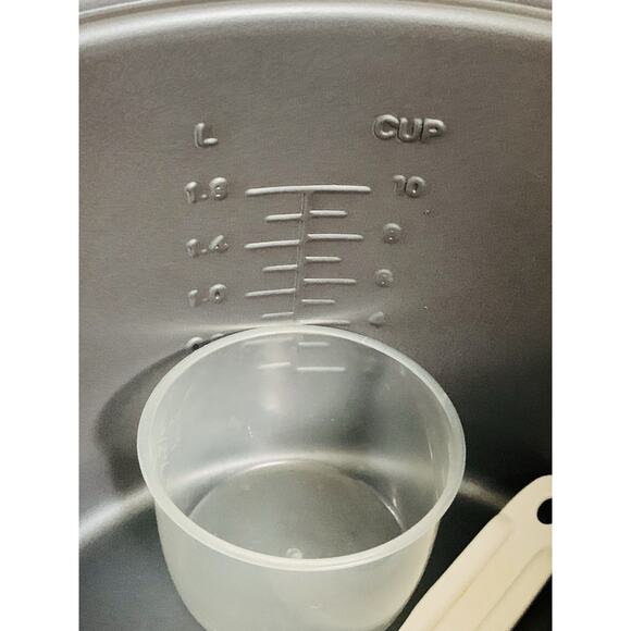 Salton Nutritionist Automatic 10 Cup Rice Cooker Cup Model RA10NR Tested - Picture 8 of 12